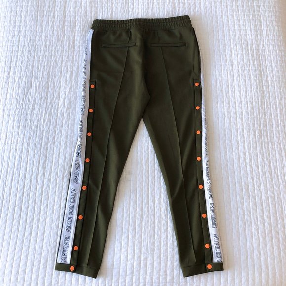 New Regime Warm Up Pants Green - Picture 2 of 11
